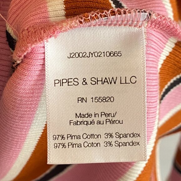 VERONICA BEARD Britney Puff-Sleeve Striped Top - Picture 6 of 7